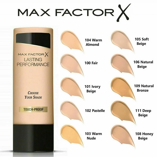 Foundation creams from Max Factor